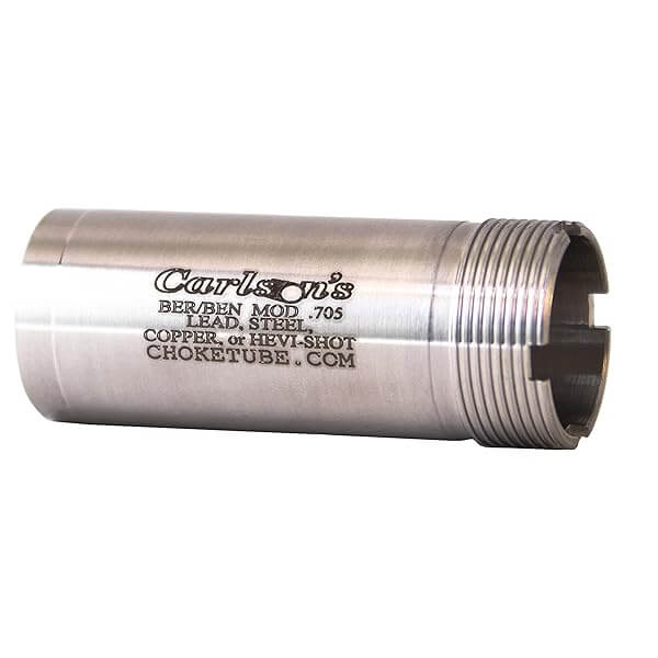 CARLSON'S Choke Tubes 12 Gauge Compatible for Beretta Benelli Mobil [ Modified | 0.705 Diameter ] Stainless Steel | Flush Mount Replacement Choke Tube | Made in USA