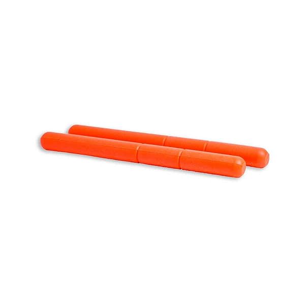 CARLSON’S Universal Shotgun Plug [ 2 Pack ] Easy Trimming | 2 Rounds Fit – Orange